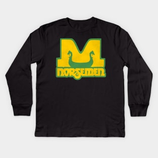 Defunct Minnesota Norsemen Softball / Baseball Team Kids Long Sleeve T-Shirt